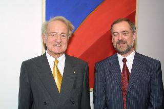 German President Rau visits DIW Berlin