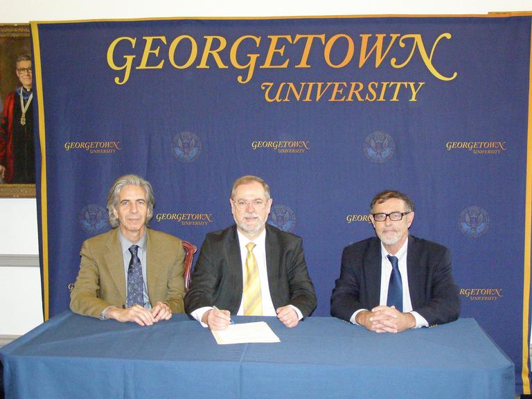 Georgetown University and IZA sign collaboration contract
